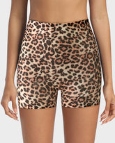 Mid-Rise Ice Silk Leopard Panties (9 Pack)